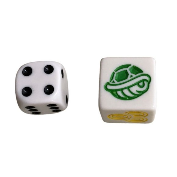 Monopoly Gamer Replacement Parts 2 Pieces Mario Kart Dice - Picture 8 of 9
